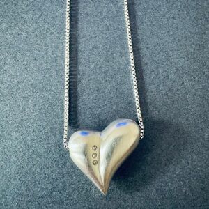 Bastian Sterling Silver Heart Pendant Necklace